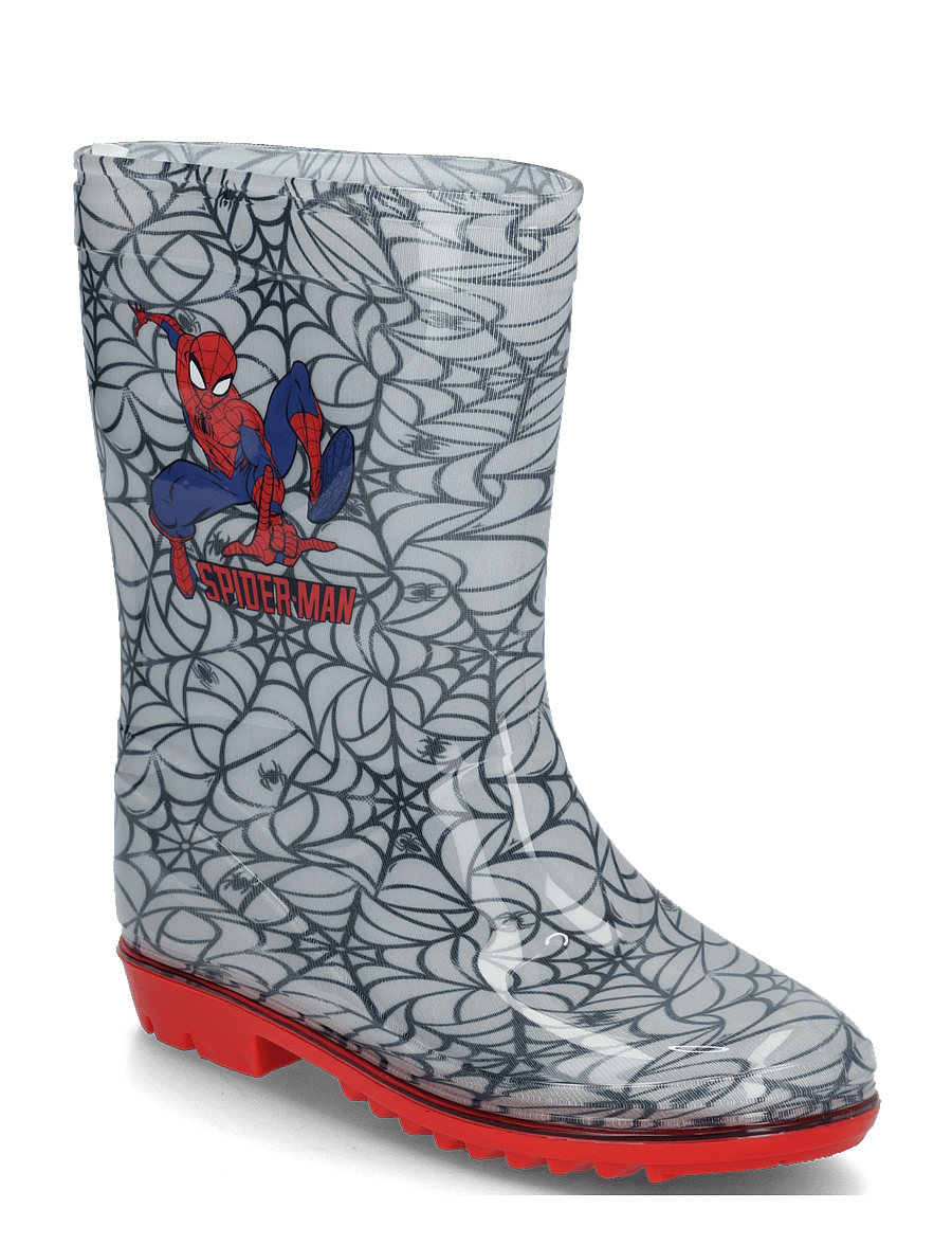 Spider-man - Boys rainboots - ungefütterte gummistiefel - light grey/red - 0