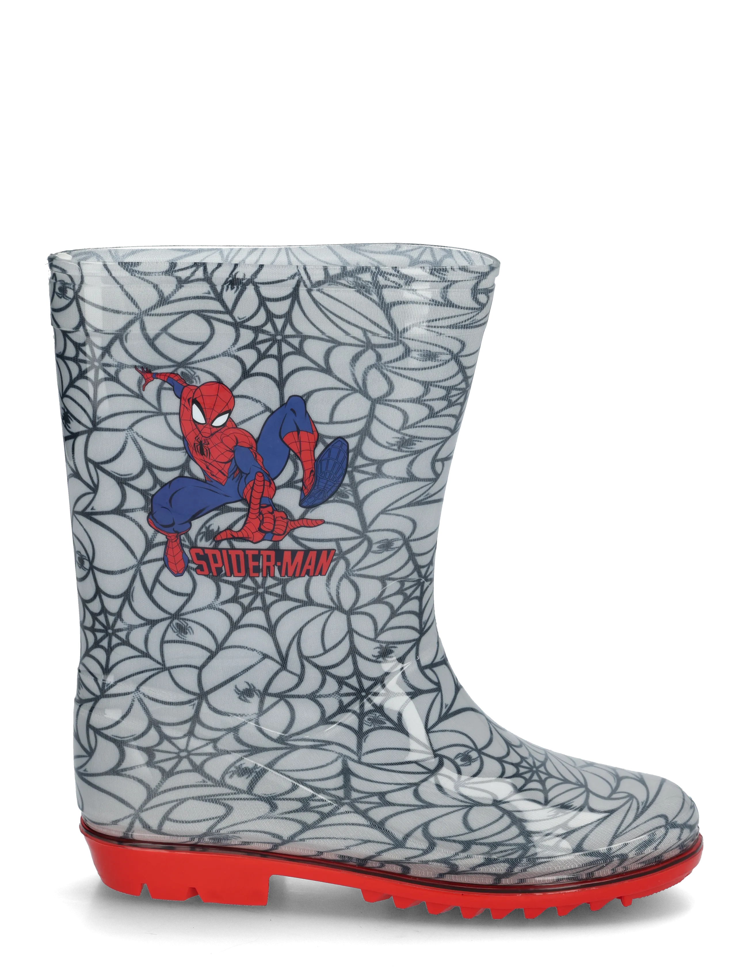 Leomil - Boys rainboots - ungefütterte gummistiefel - light grey/red - 2