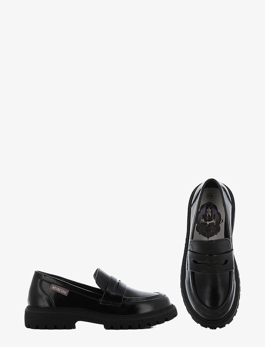 Leomil - Wednesday girls shoe - black/black - 0