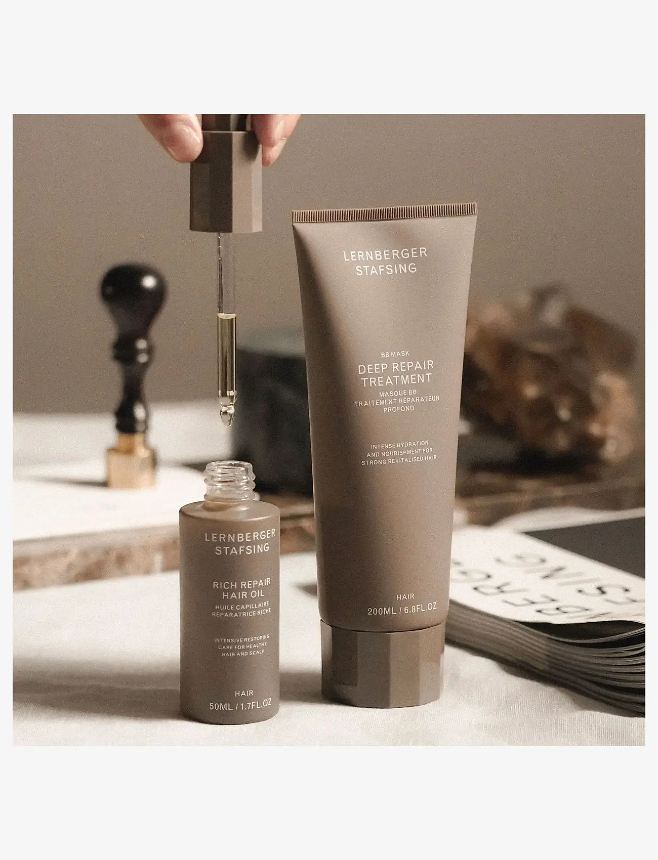 Lernberger Stafsing - TREATMENT bb mask - deep repair treatment 200.0 ML - hårinpackning - clear - 2