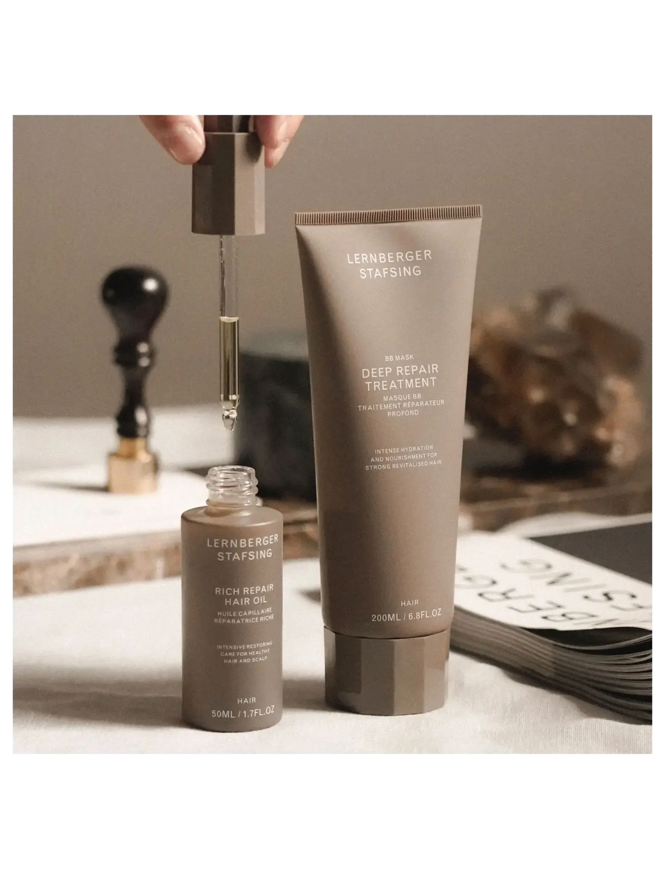 Lernberger Stafsing - TREATMENT bb mask - deep repair treatment 200.0 ML - hiusnaamiot - clear - 2