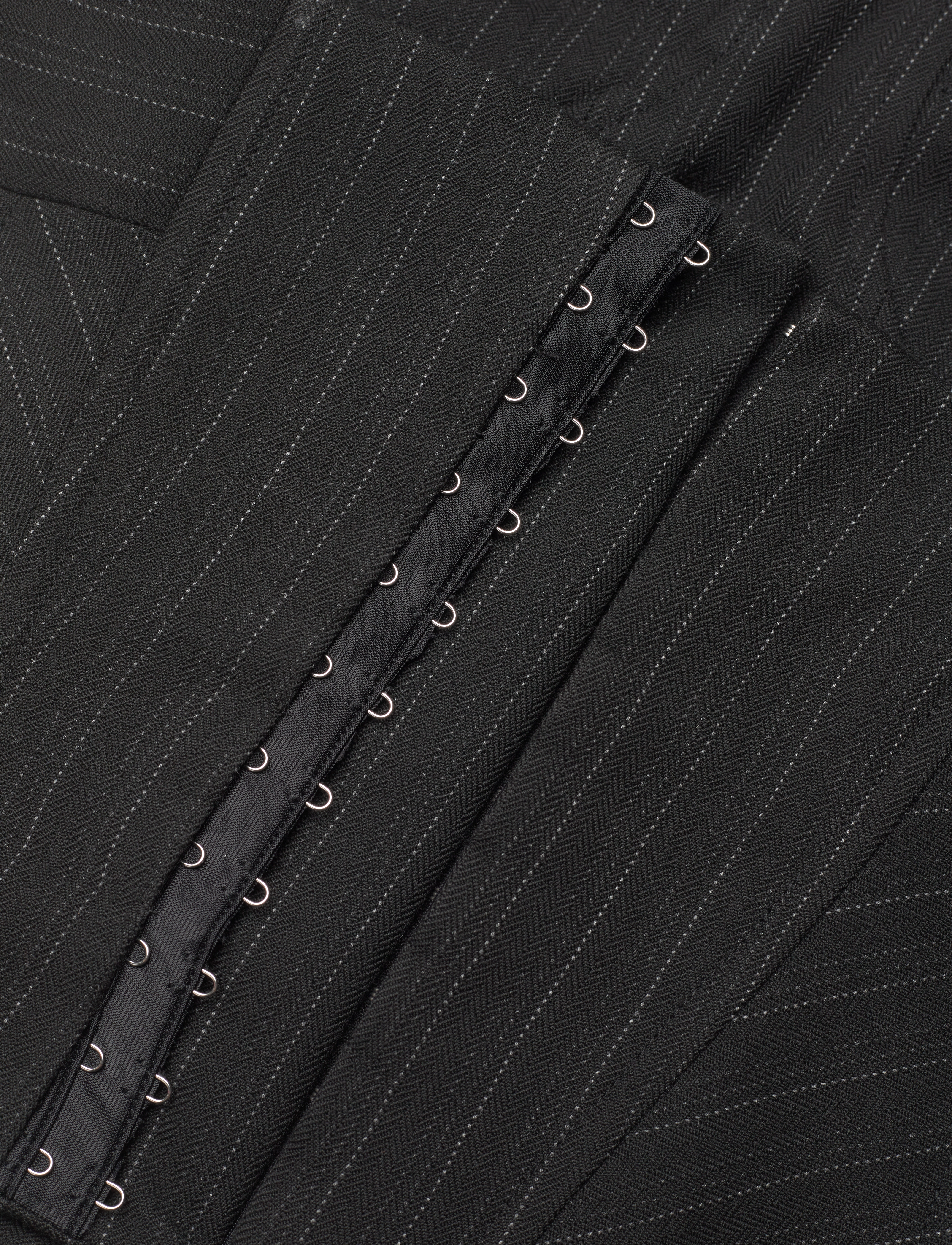 Les Coyotes De Paris - Constructed bustier - festliche oberteile - black pinstripe - 5