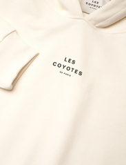 Les Coyotes De Paris - Oversized logo hoodie - megztiniai ir džemperiai - off-white - 5
