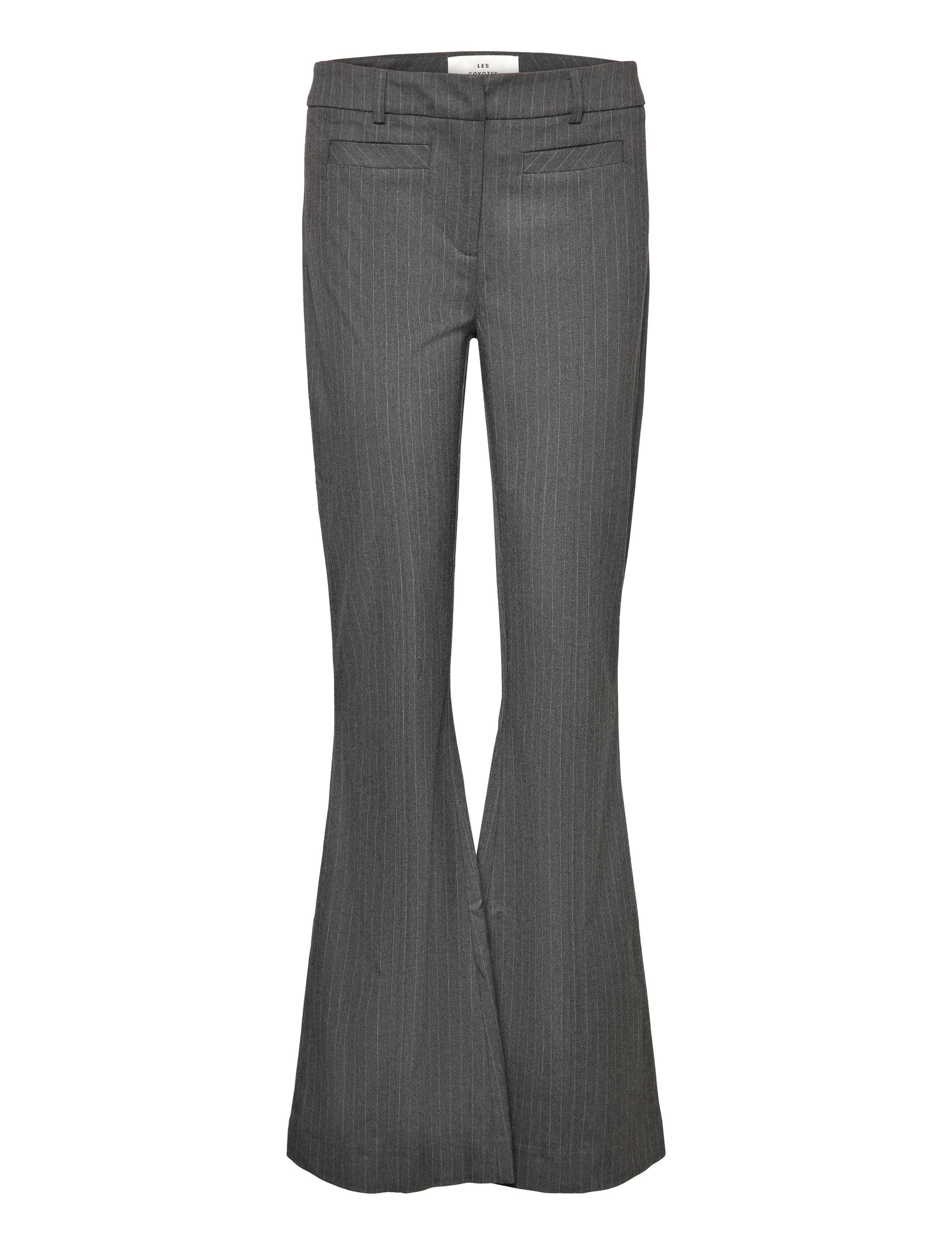 LES COYOTES DE PARIS Mid Waist Flare Hosen Grau - L - Damen