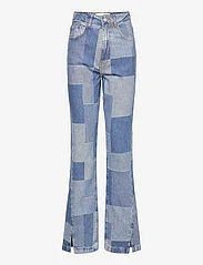 Les Coyotes De Paris - Flare patchwork denim - flared jeans - patchwork denim blue - 0