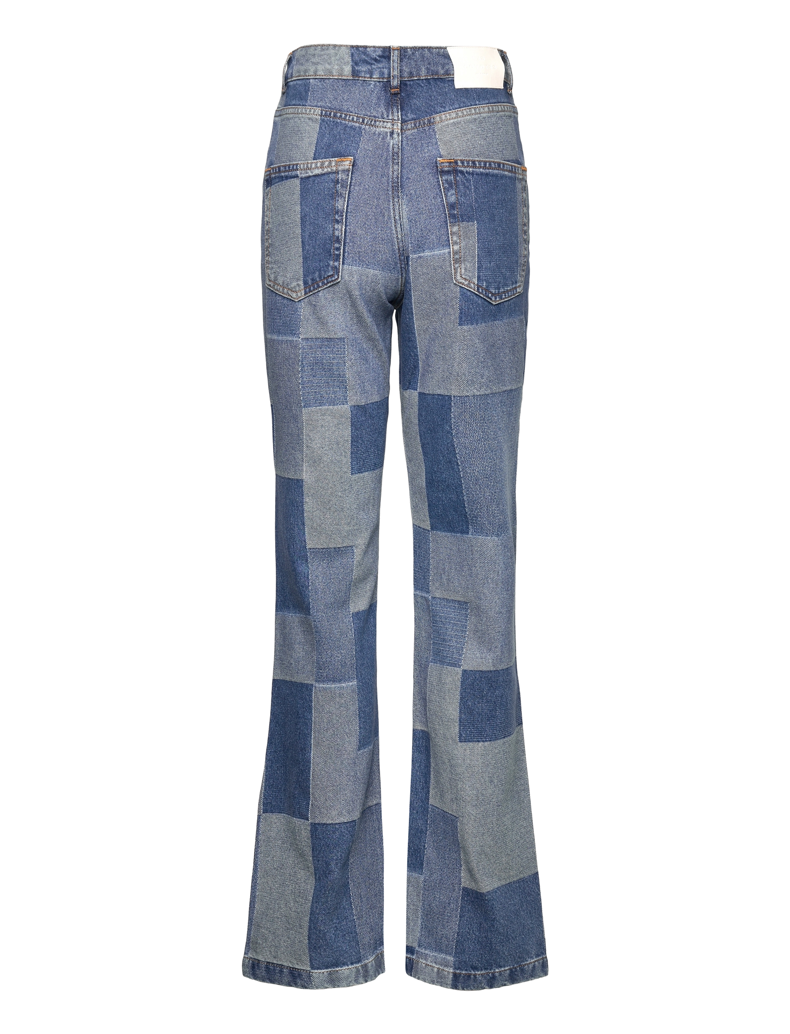 Les Coyotes De Paris - Flare patchwork denim - flared jeans - patchwork denim blue - 2