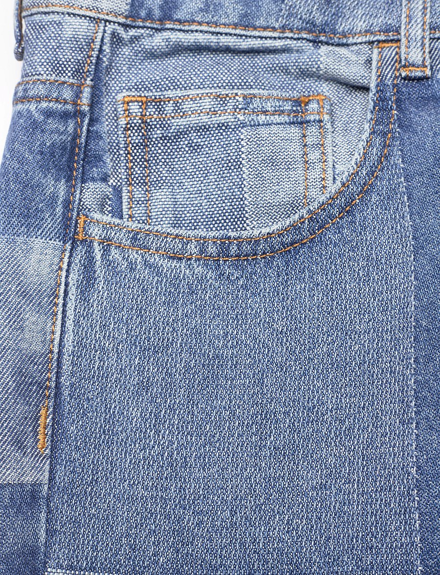 Les Coyotes De Paris - Flare patchwork denim - schlaghosen - patchwork denim blue - 5