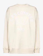 Les Coyotes De Paris - Mascot logo sweatshirt - sweatshirts & hoodies - cream - 1