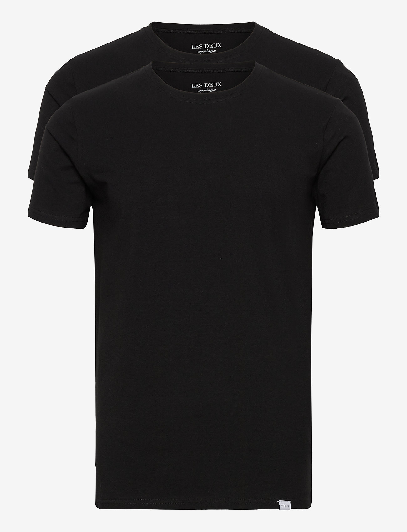 Les Deux - Les Deux Basic T-Shirt - 2-Pack - black - 0
