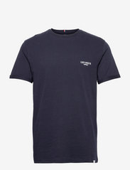 Les Deux - Toulon T-Shirt SMU - basis-t-skjorter - dark navy/white - 0