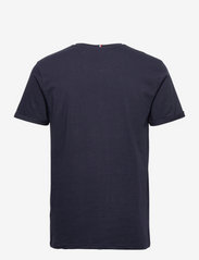 Les Deux - Toulon T-Shirt SMU - basis-t-skjorter - dark navy/white - 1