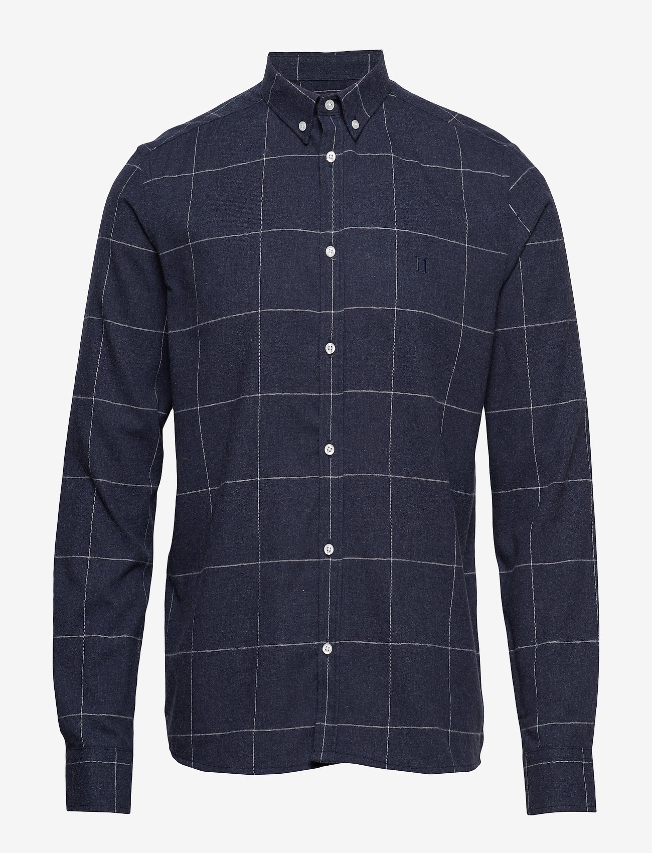 Les Deux - Desert Shirt - dark navy check - 0