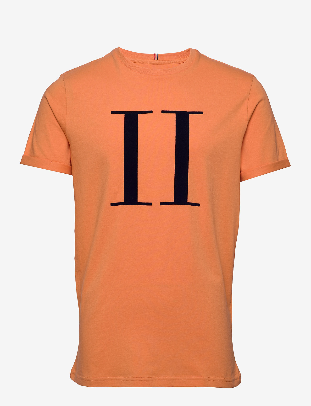Les Deux - Encore T-Shirt - dark papaya/dark navy - 0