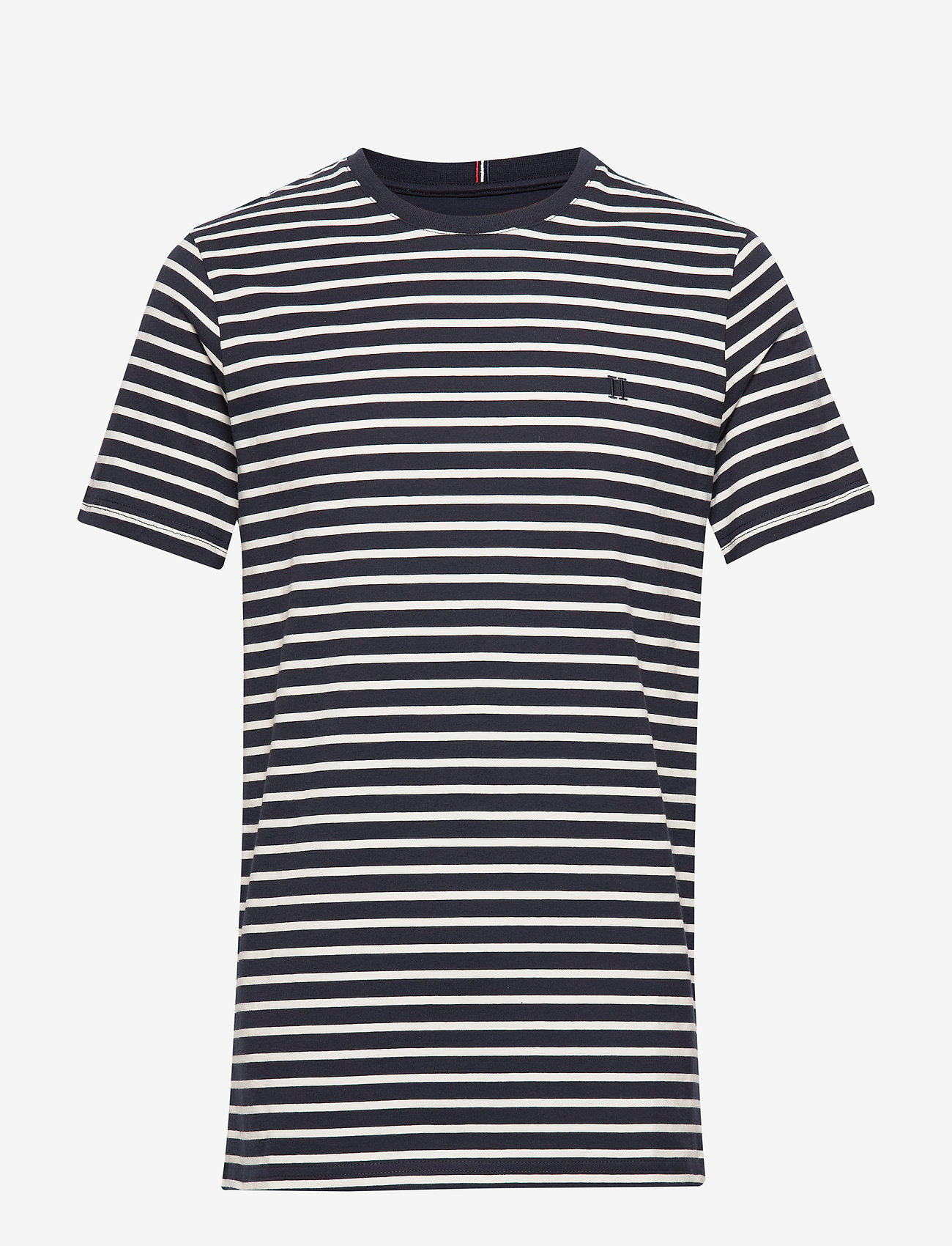 Les Deux - Sailor Stripe T-Shirt - navy+off white/sky blue - 0