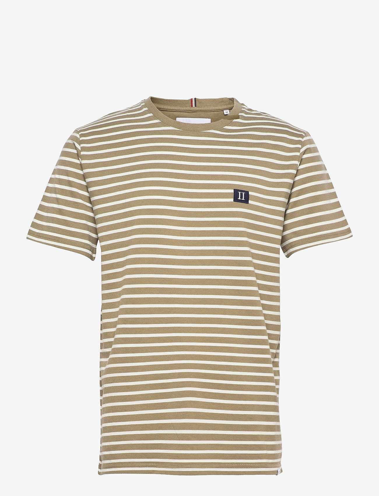 Les Deux - Sailor Stripe Patch T-Shirt - lichen green - 0