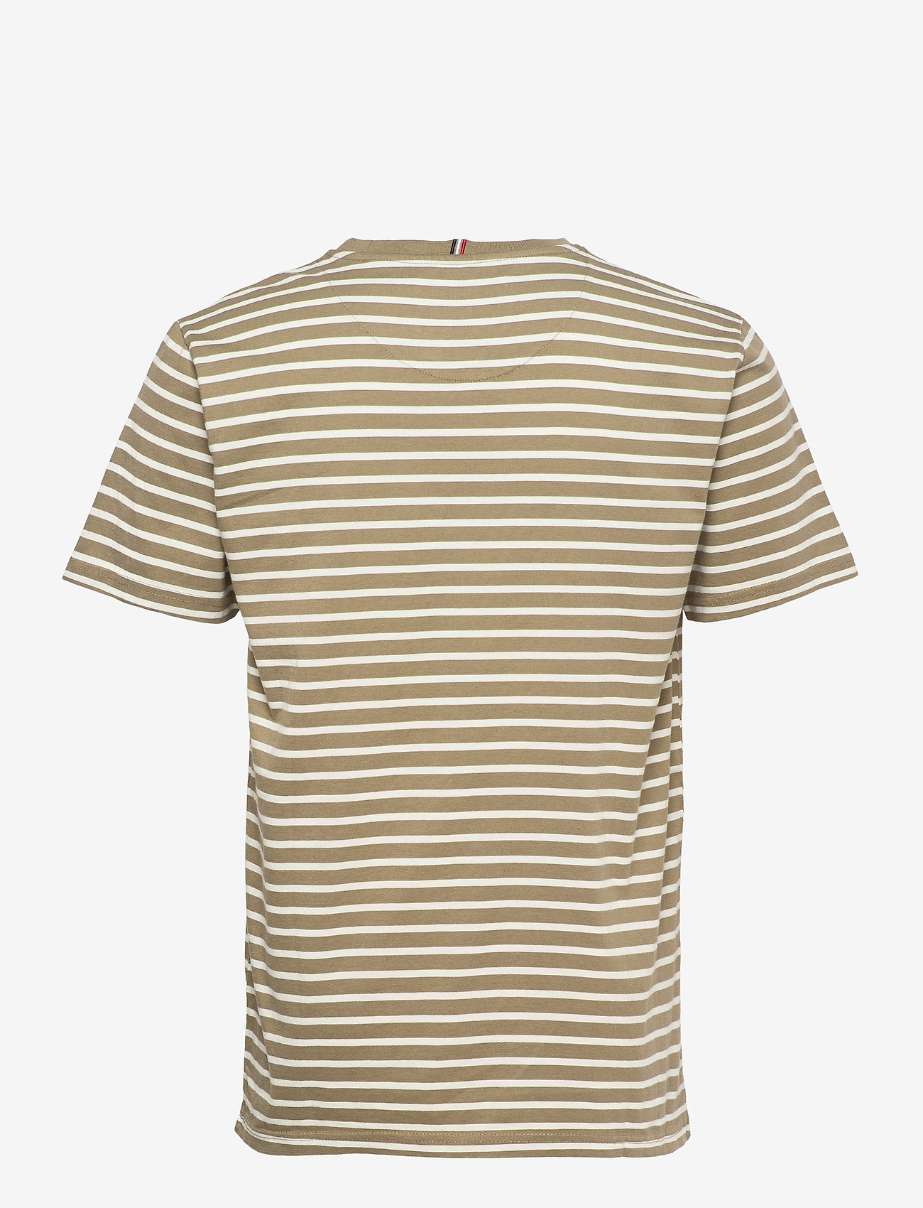 Les Deux - Sailor Stripe Patch T-Shirt - lichen green - 1