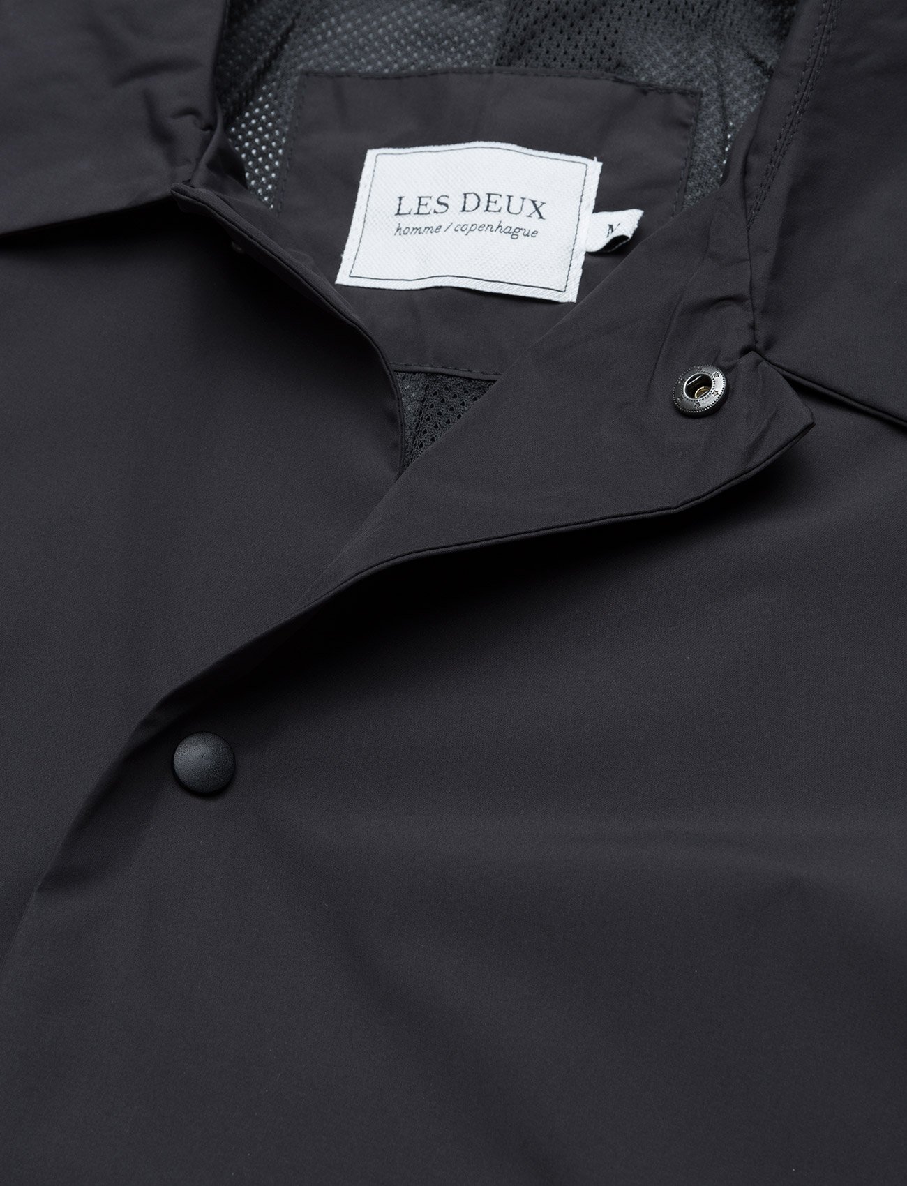Les Deux - W&B Coat Montana - dark grey - 2