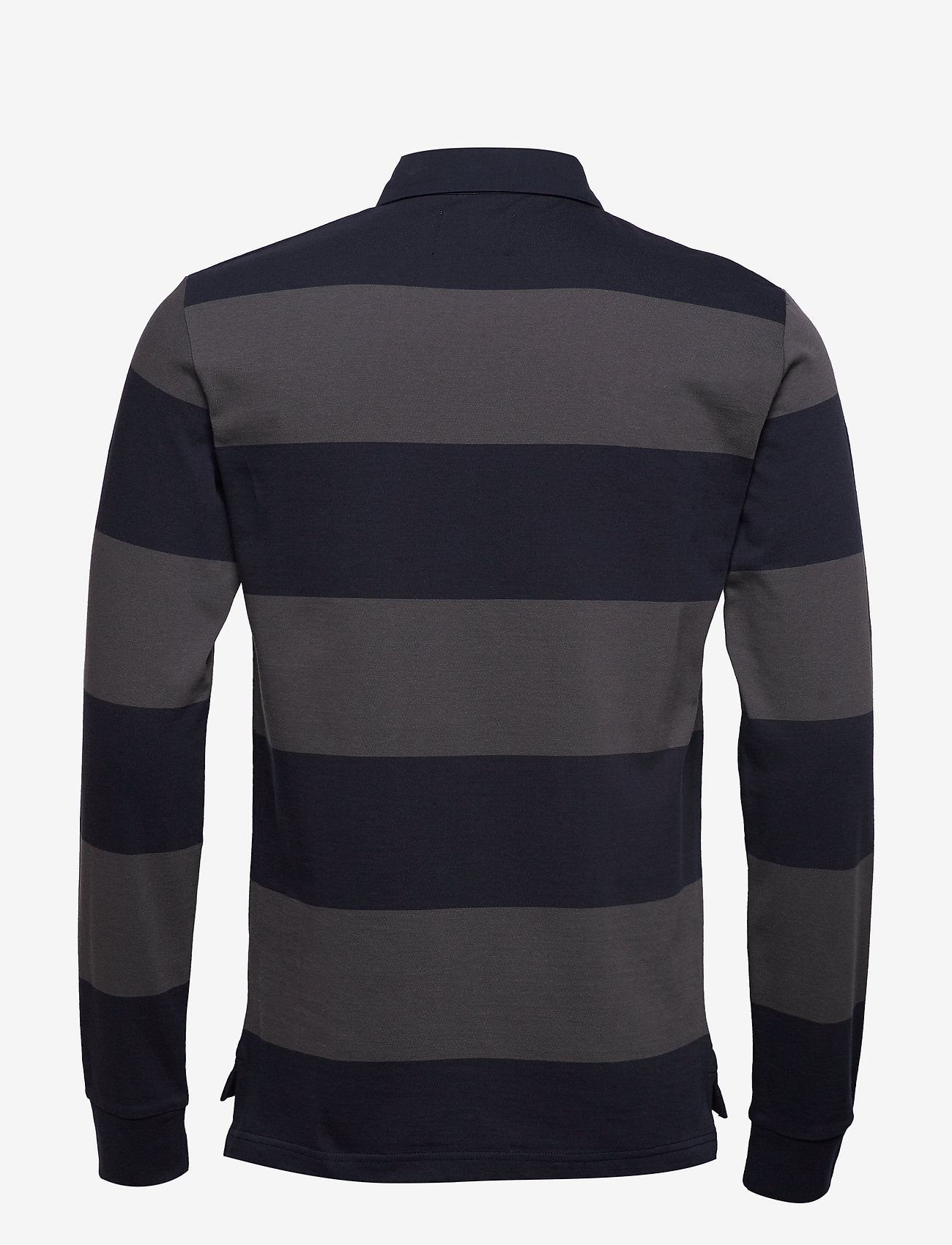 Les Deux - Polier Polo LS - dark navy/charcoal - 1