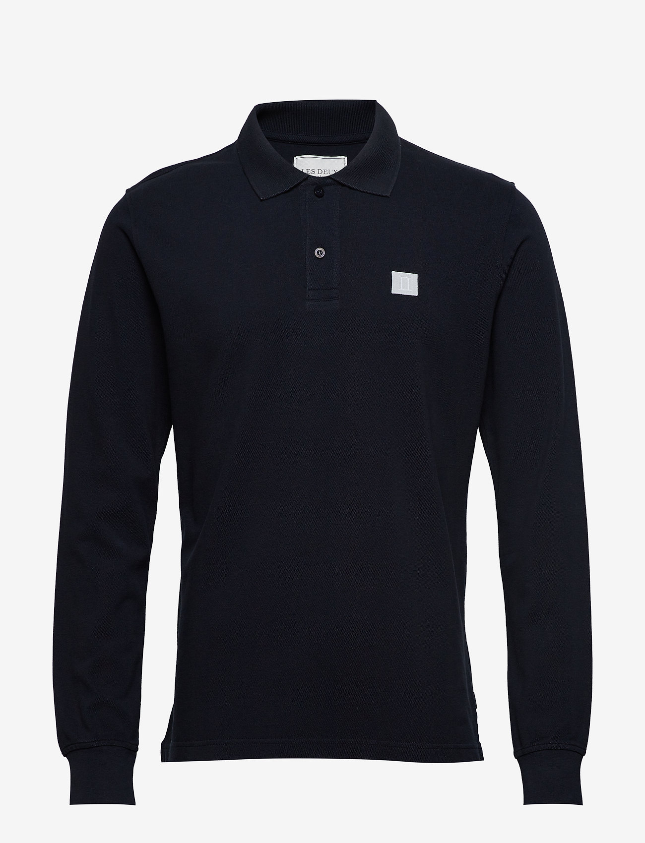 Piece LS Polo - DARK NAVY/WHITE