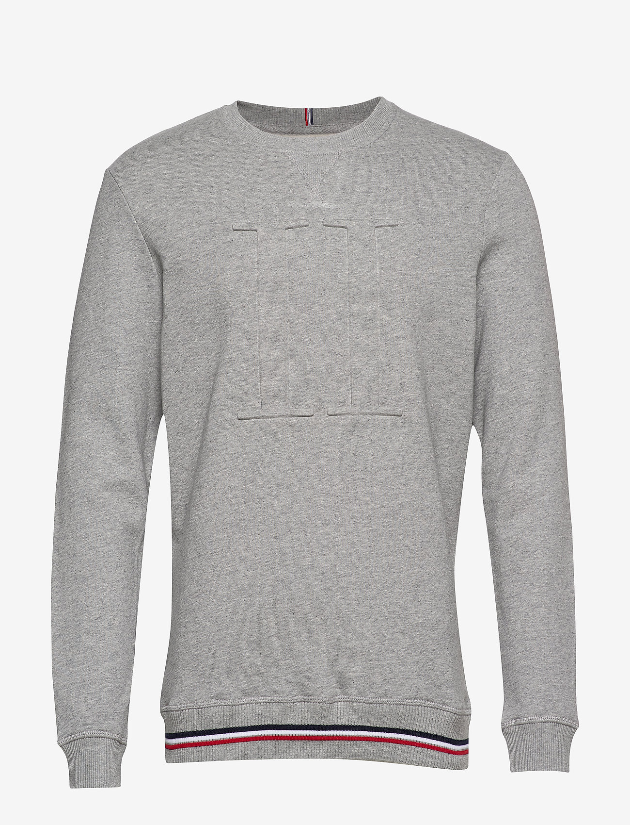 Embossed Sweatshirt - GREY MELANGE