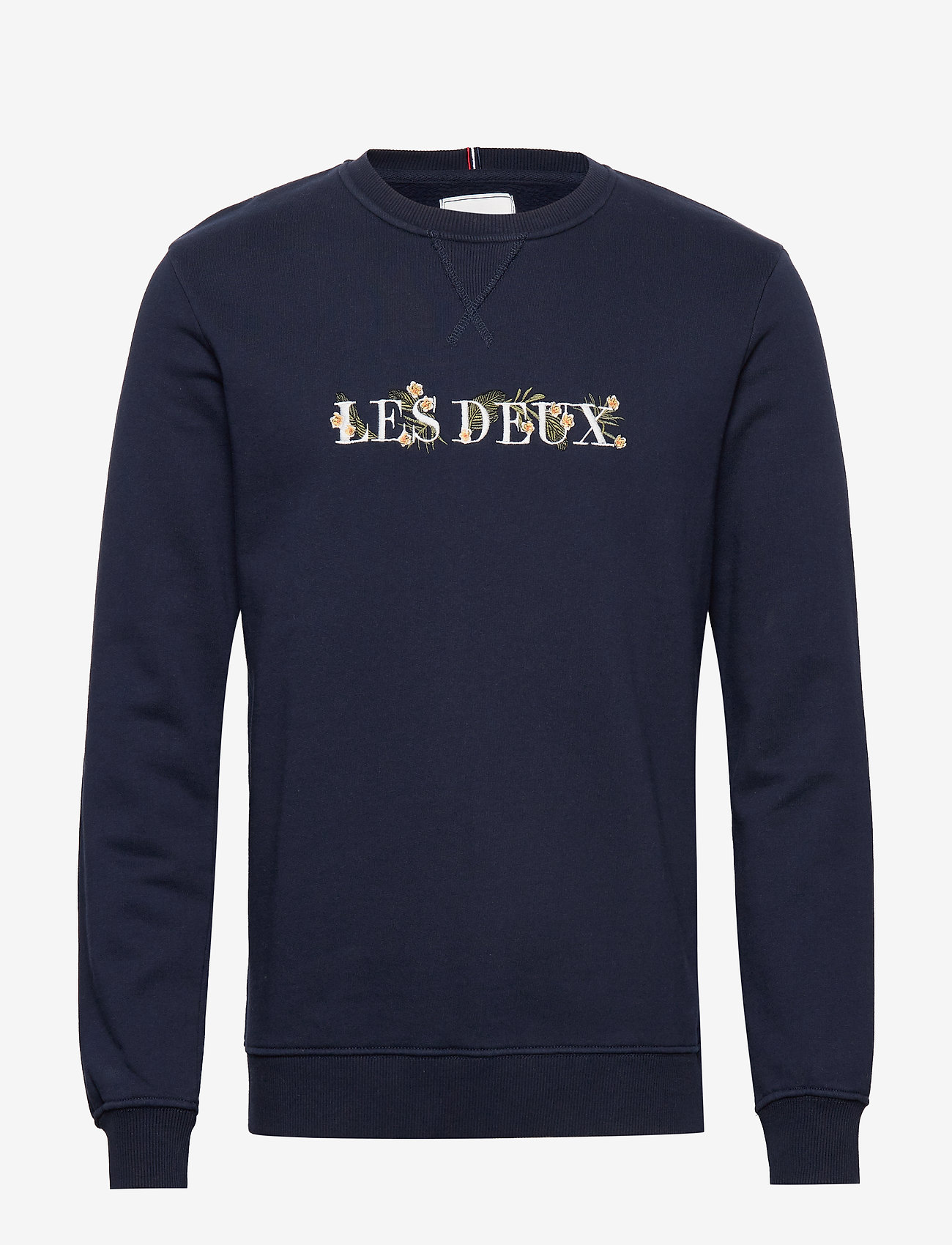 Les Deux - Fleur-De-Lis Sweatshirt - dark navy/off white - 0