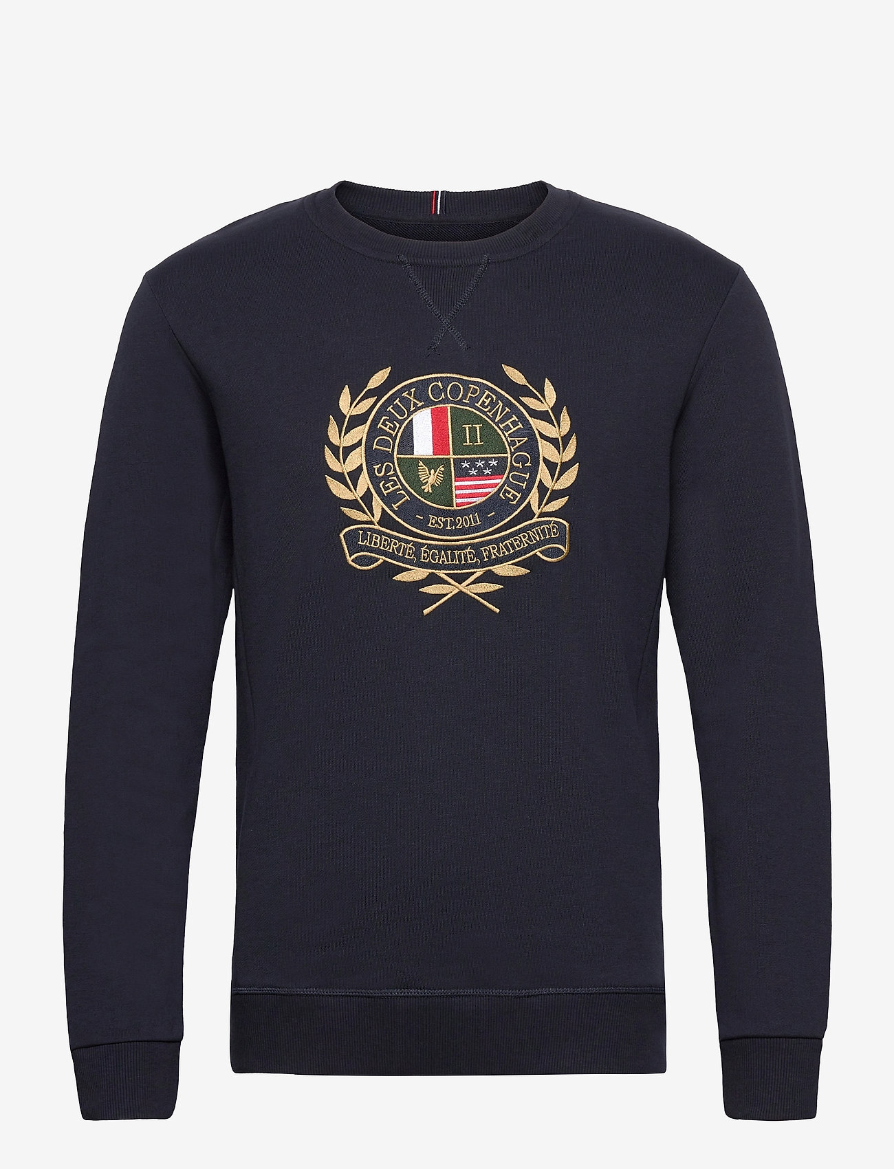 DARK NAVY WITH MULTICOLOR ARTWORK