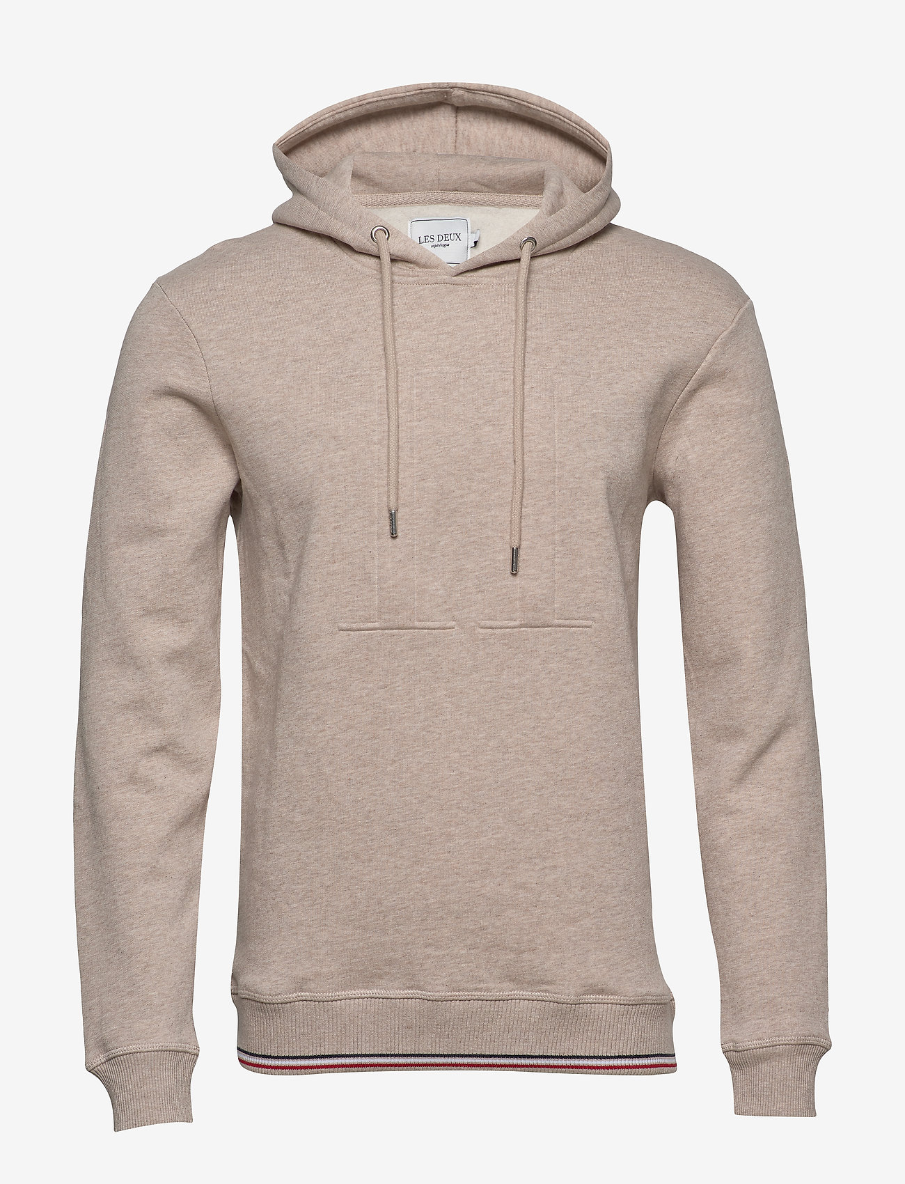 Les Deux - Embossed Encore Hoodie - light brown melange - 0