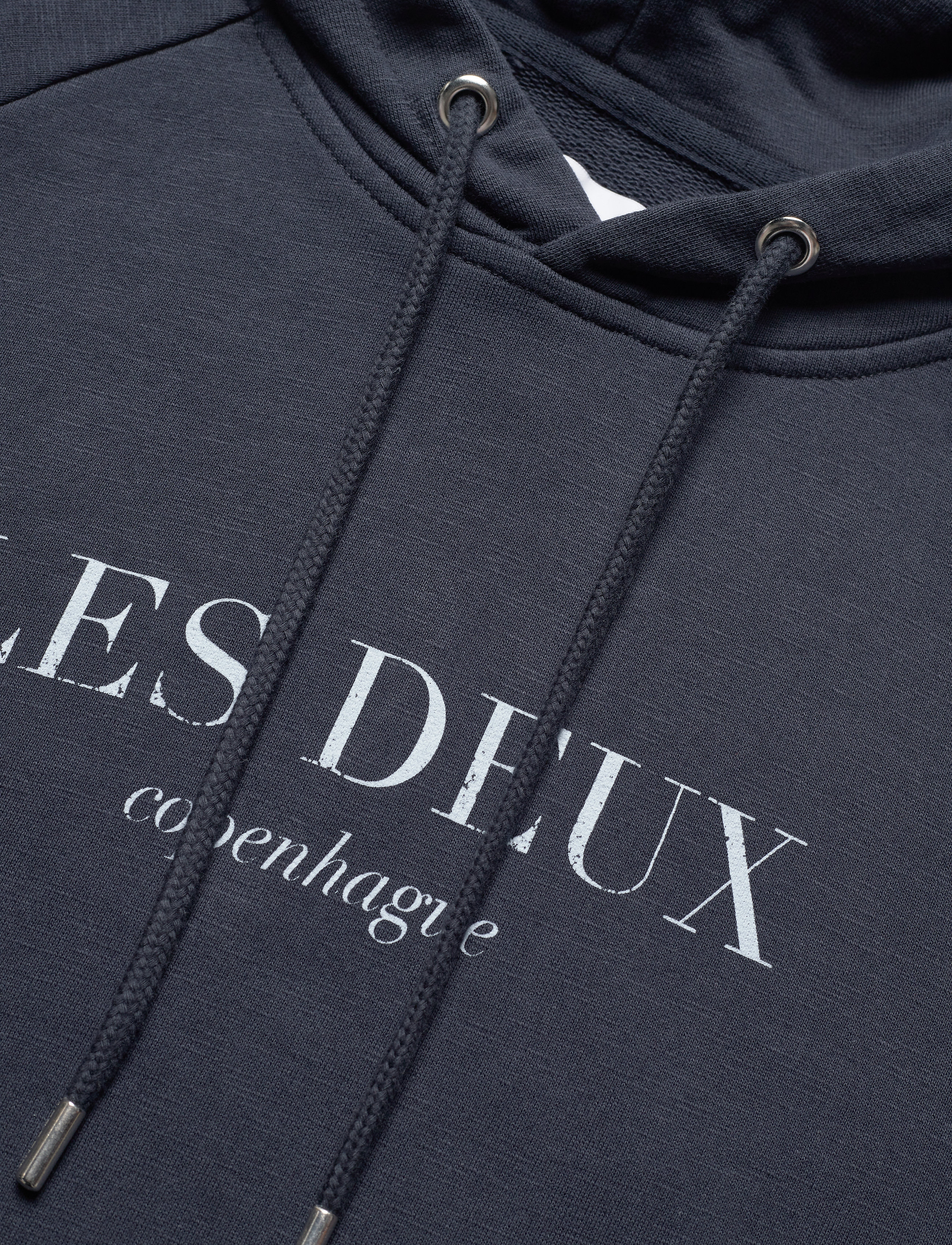 Les Deux - Amalfi Hoodie - dark navy/dust blue - 2