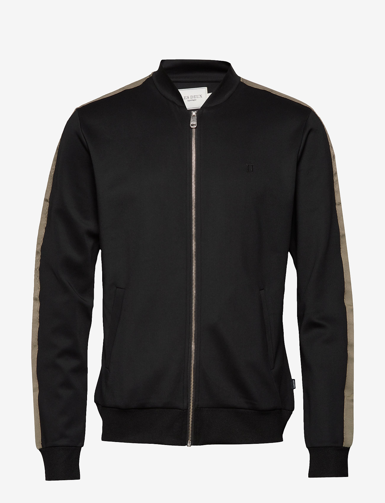 Hermité Track Jacket - BLACK/DK. OLIVE GREEN