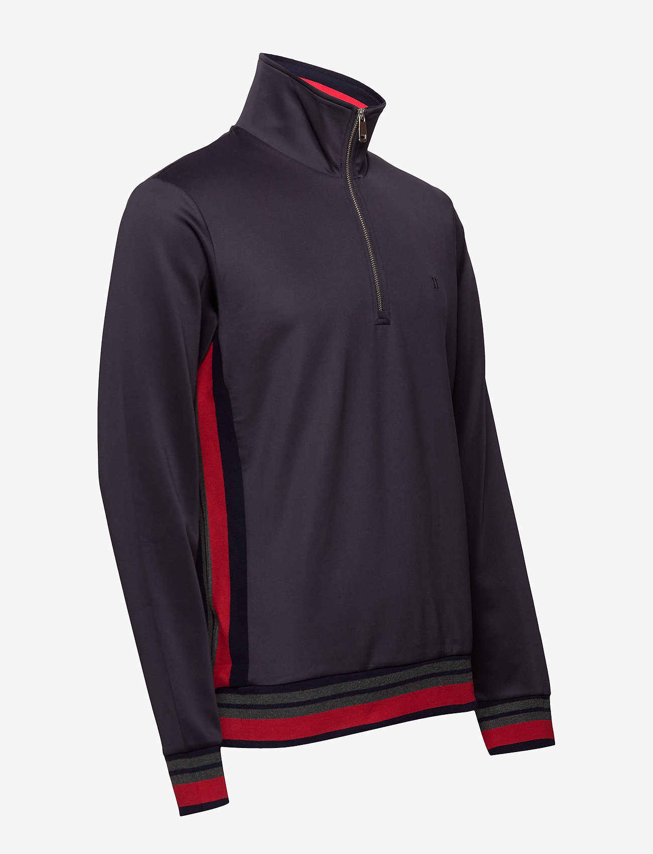 Les Deux - Couterly Track Jacket - dark navy/red - 2