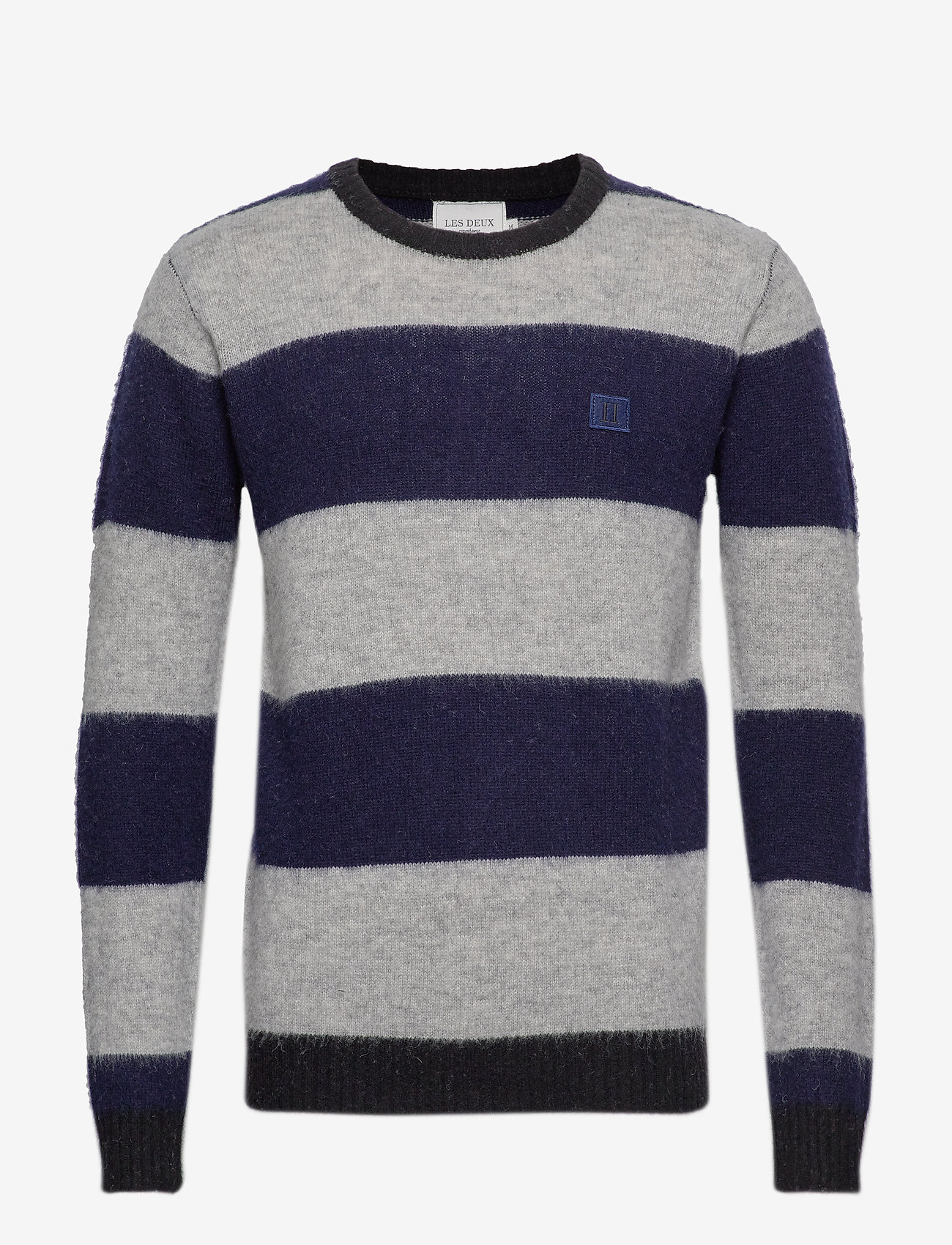 Les Deux - Joel Wool Knit - dark navy/grey - 0