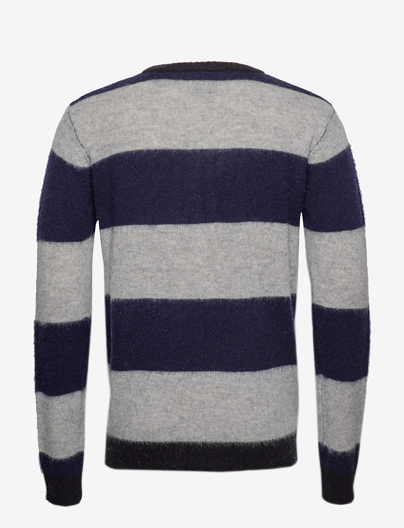 Les Deux - Joel Wool Knit - dark navy/grey - 1