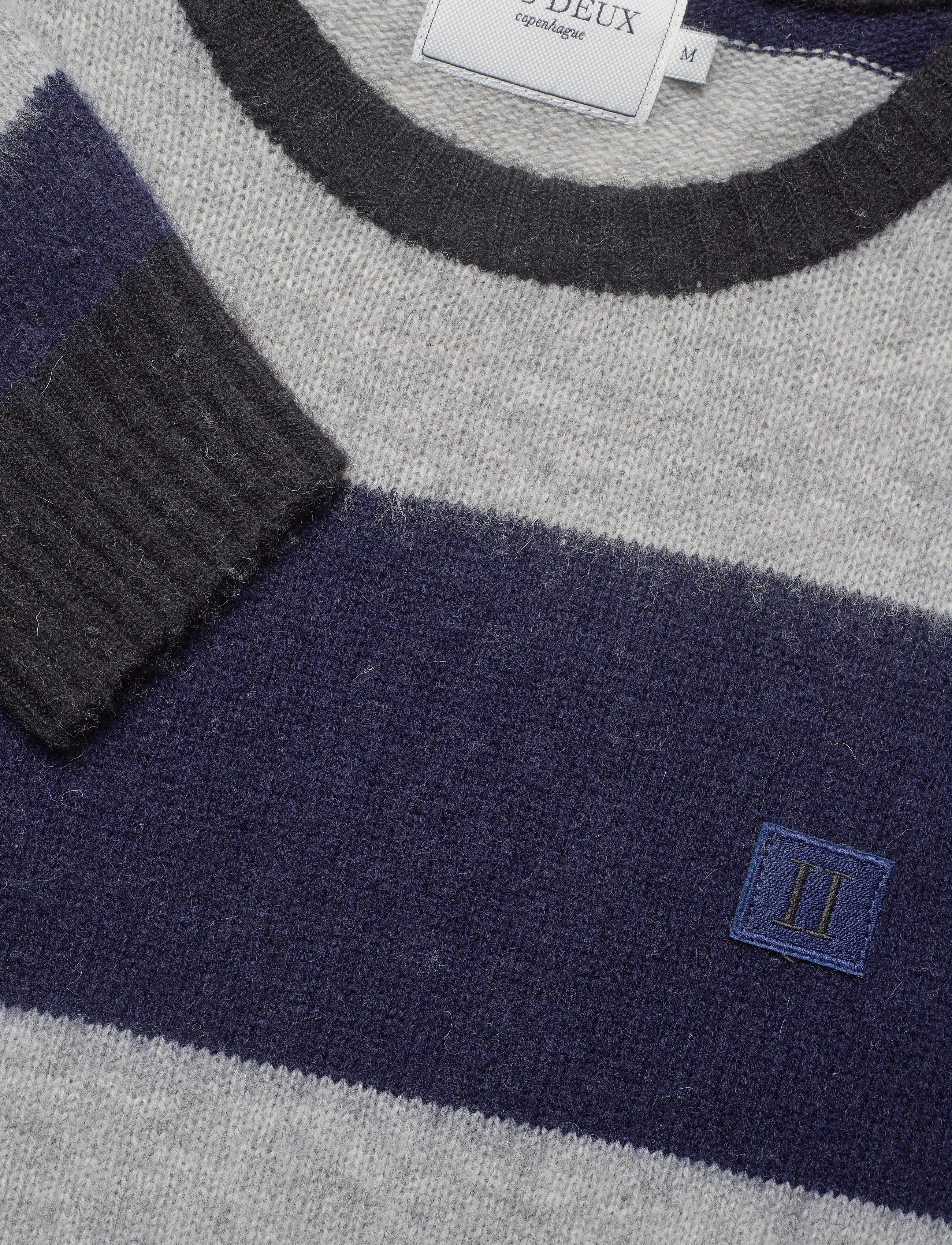 Les Deux - Joel Wool Knit - dark navy/grey - 2