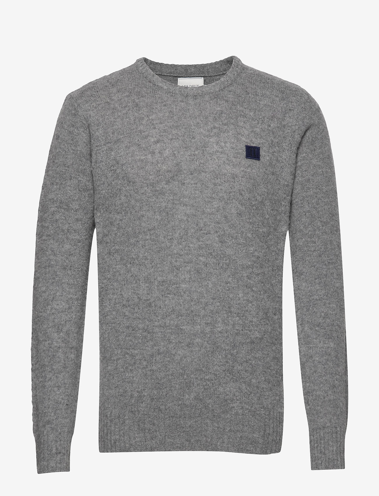 Les Deux - Piece Brushed Knit - 3223-medium grey melange - 0