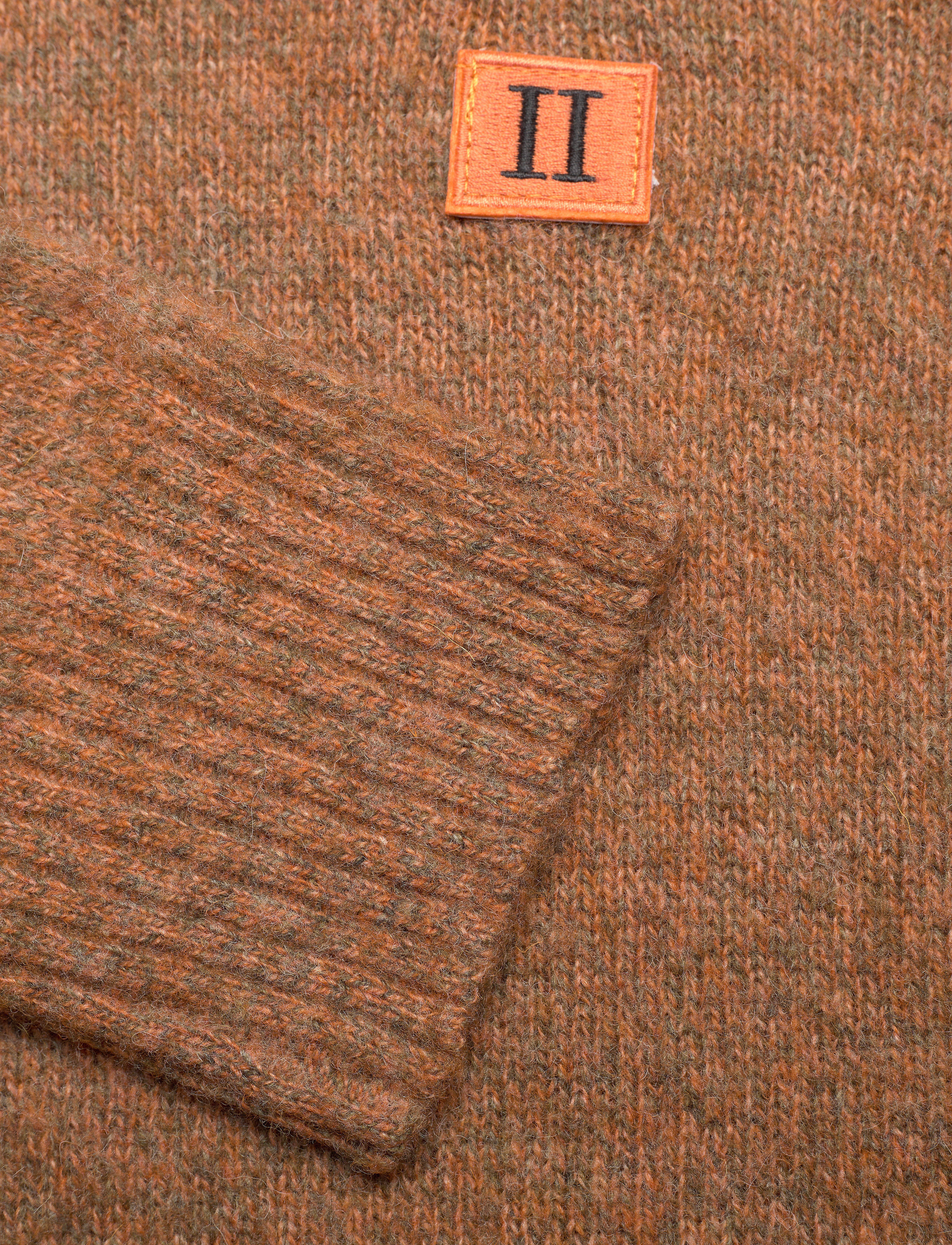 Les Deux - Piece Brushed Twisted Knit - 7575-burnt orange - 3