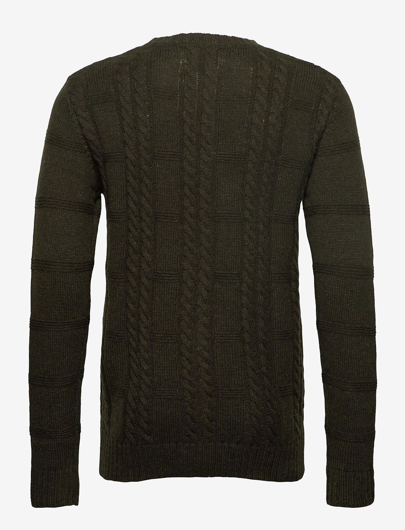 Les Deux - Greene Cable Knit - deep forrest - 1