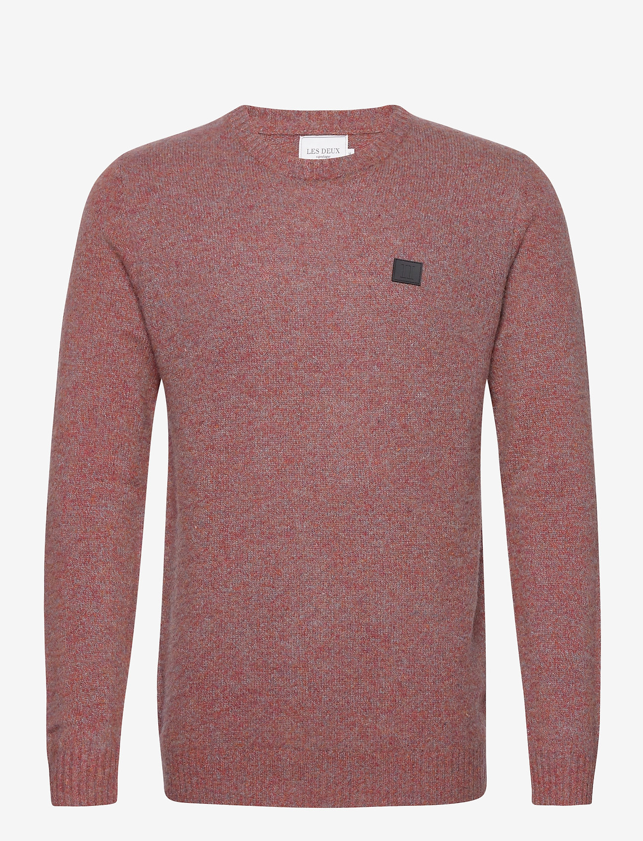 Piece Brushed Knit - RUSTY BROWN/BLACK