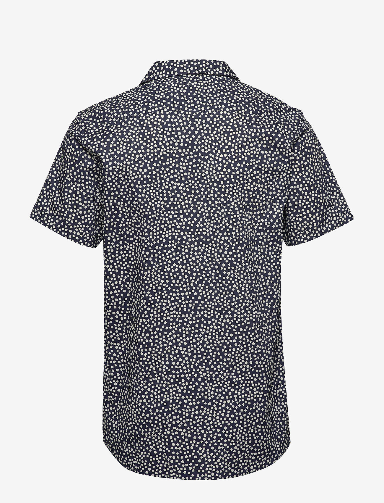 Les Deux - Jacque SS Shirt - dark navy/off white - 1