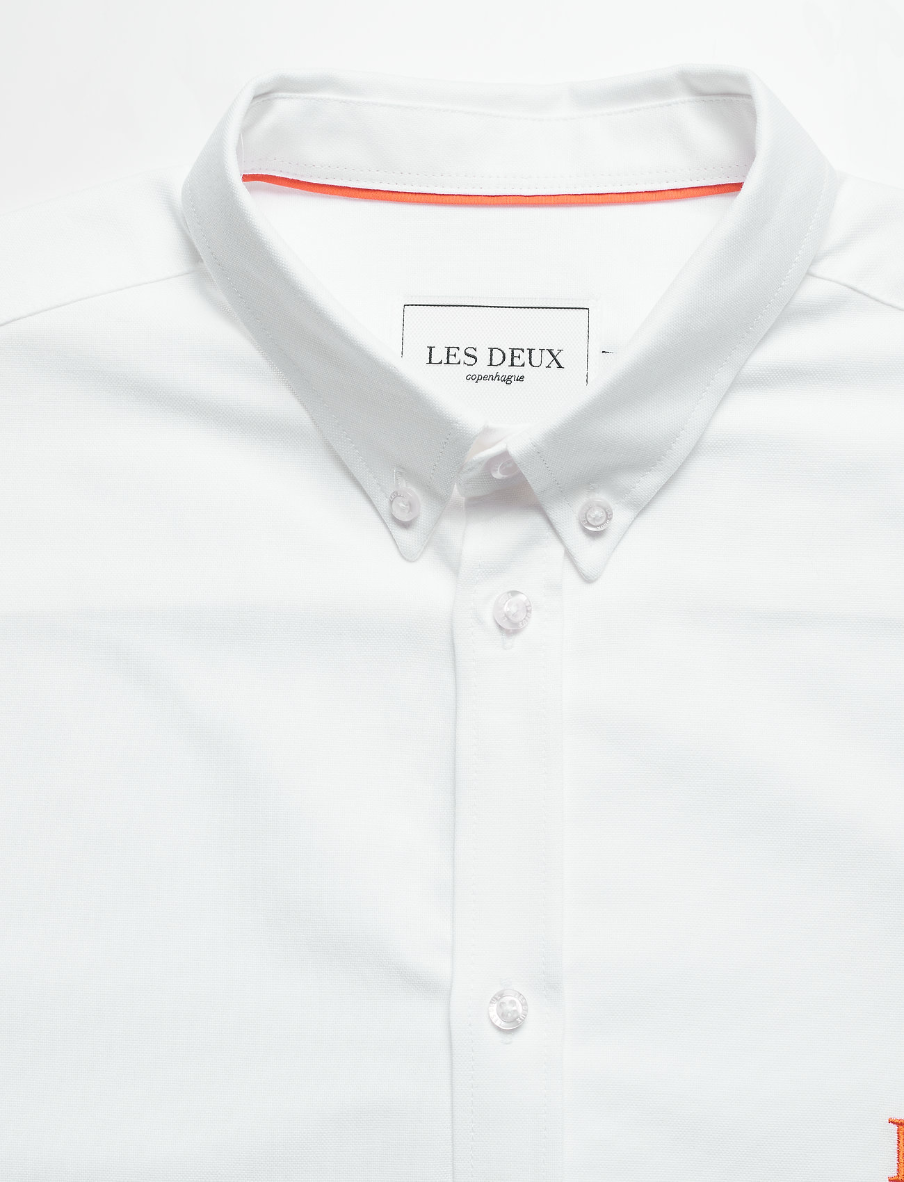 Les Deux - Oliver Oxford Shirt - pohjoismainen tyyli - white - 3