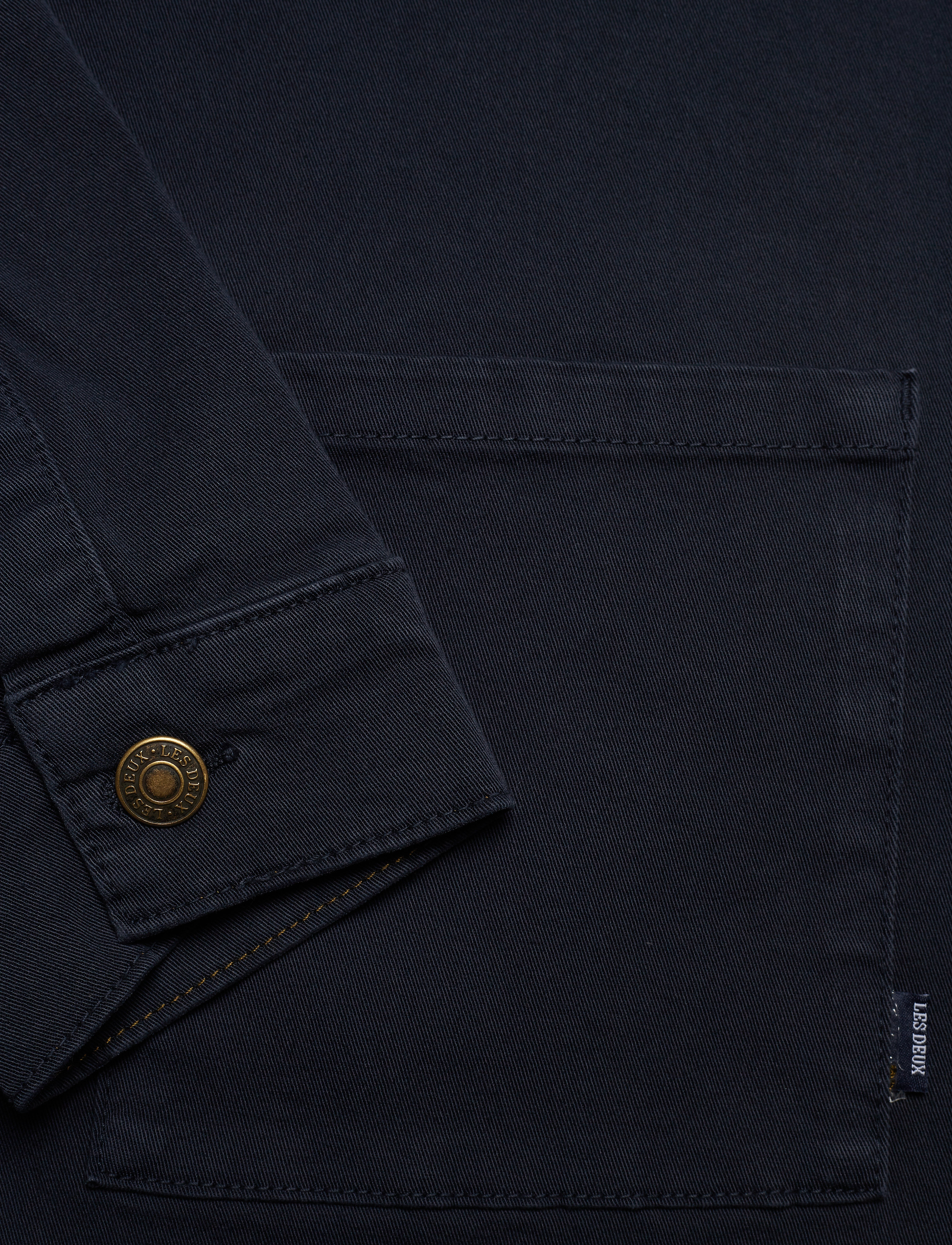 Les Deux - Orta Shirt Jacket - dark navy - 3
