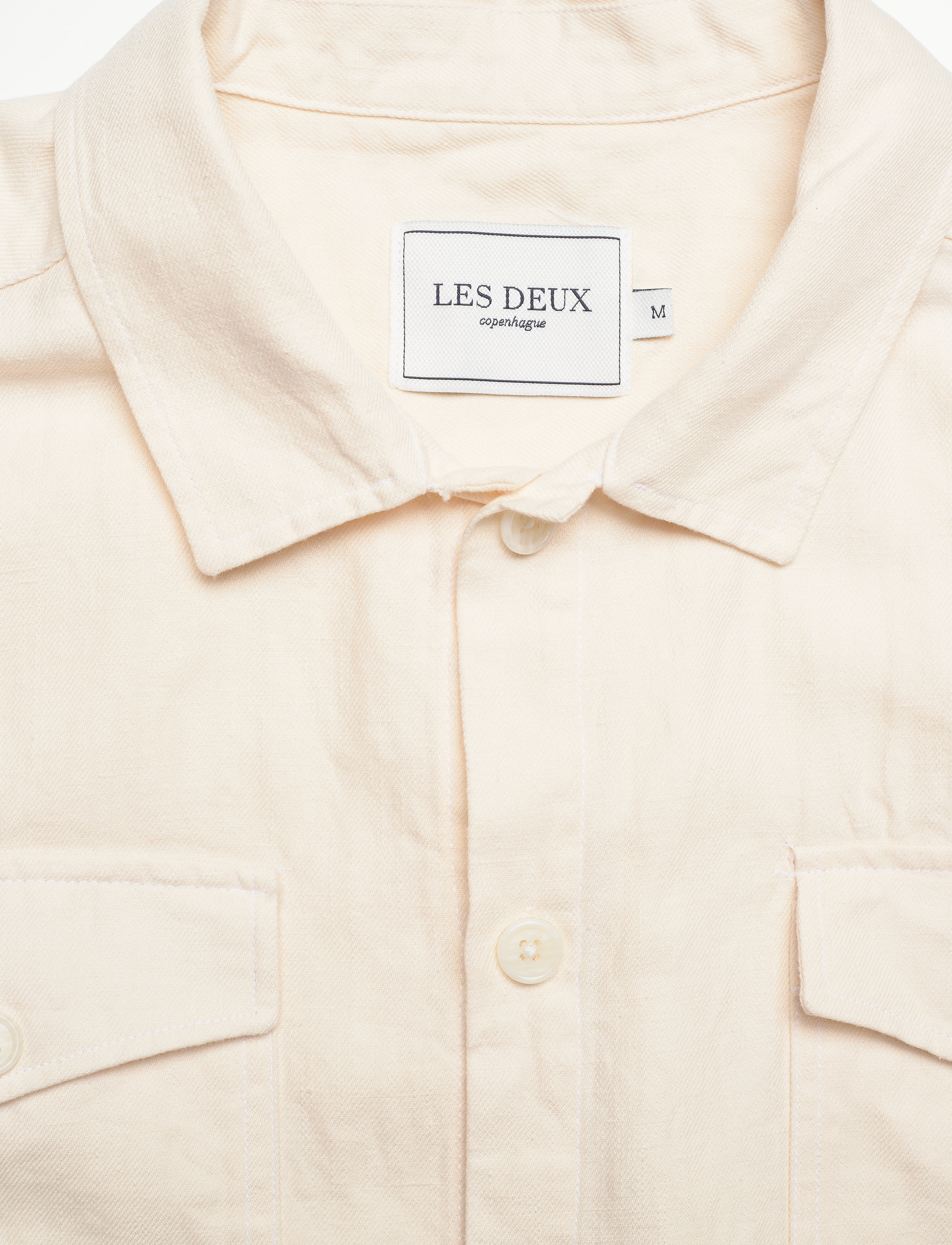 Les Deux - Liam Twill Shirt - off white - 2