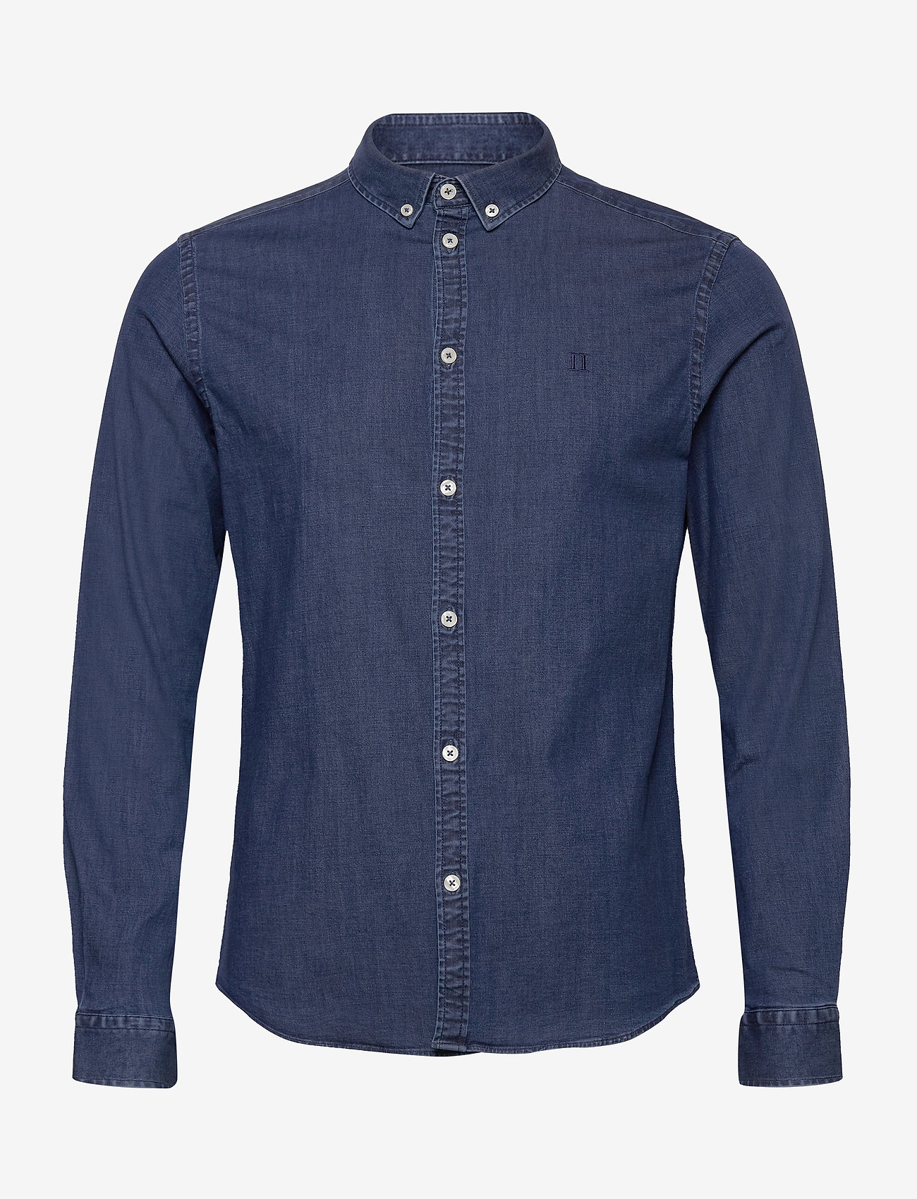 Les Deux - Harper Chambray Shirt - dark navy - 0