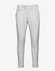 Les Deux - Como LIGHT Suit Pants - kostymbyxor - snow melange - 0