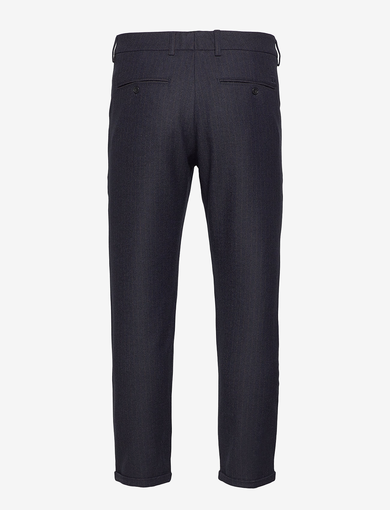 Les Deux - Como Wool Pinstripe Pants - dark navy/brown - 1