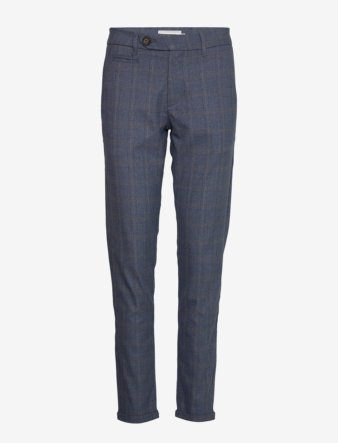 Les Deux - Como Multi Check Suit Pants - provincial blue - 0