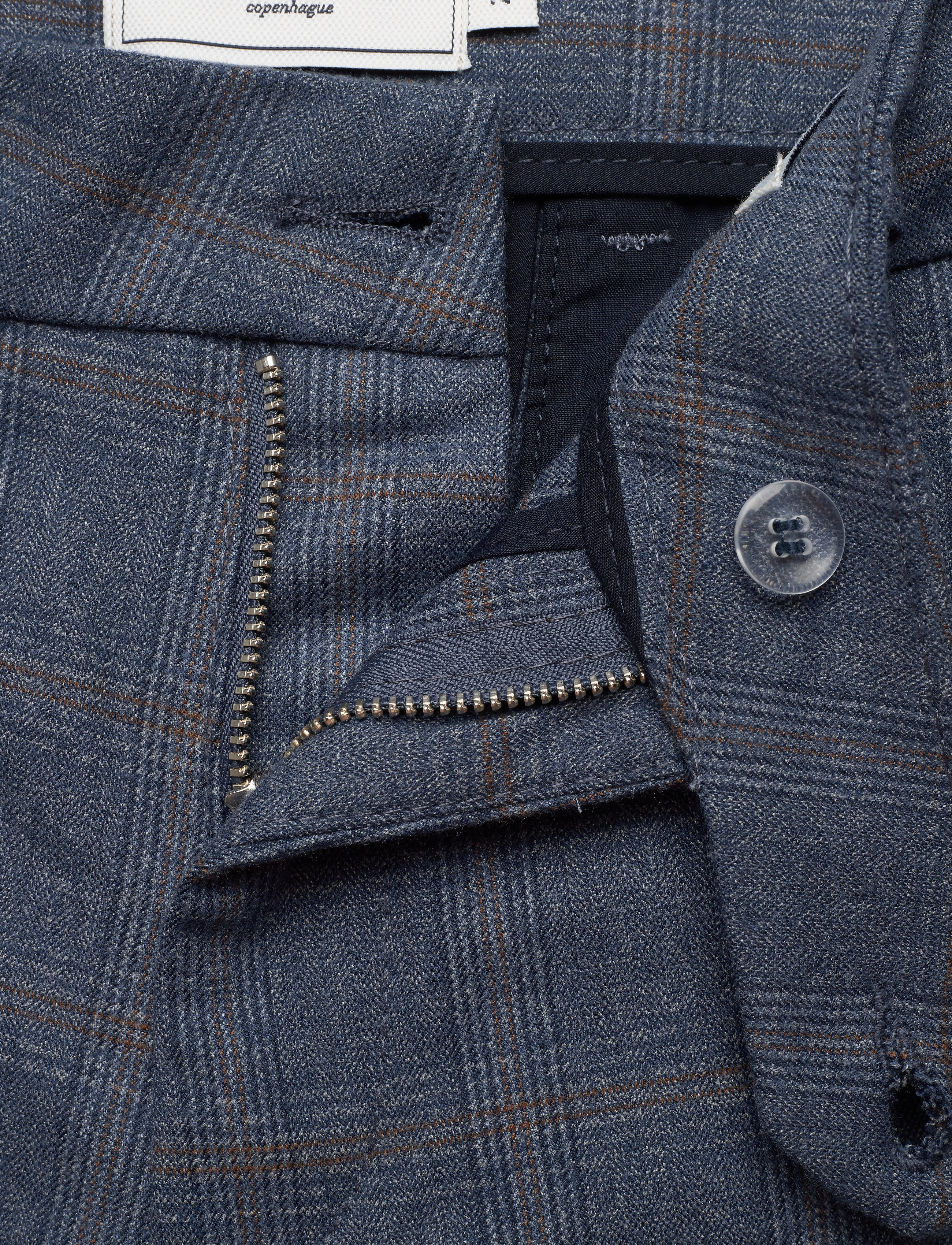 Les Deux - Como Multi Check Suit Pants - provincial blue - 3