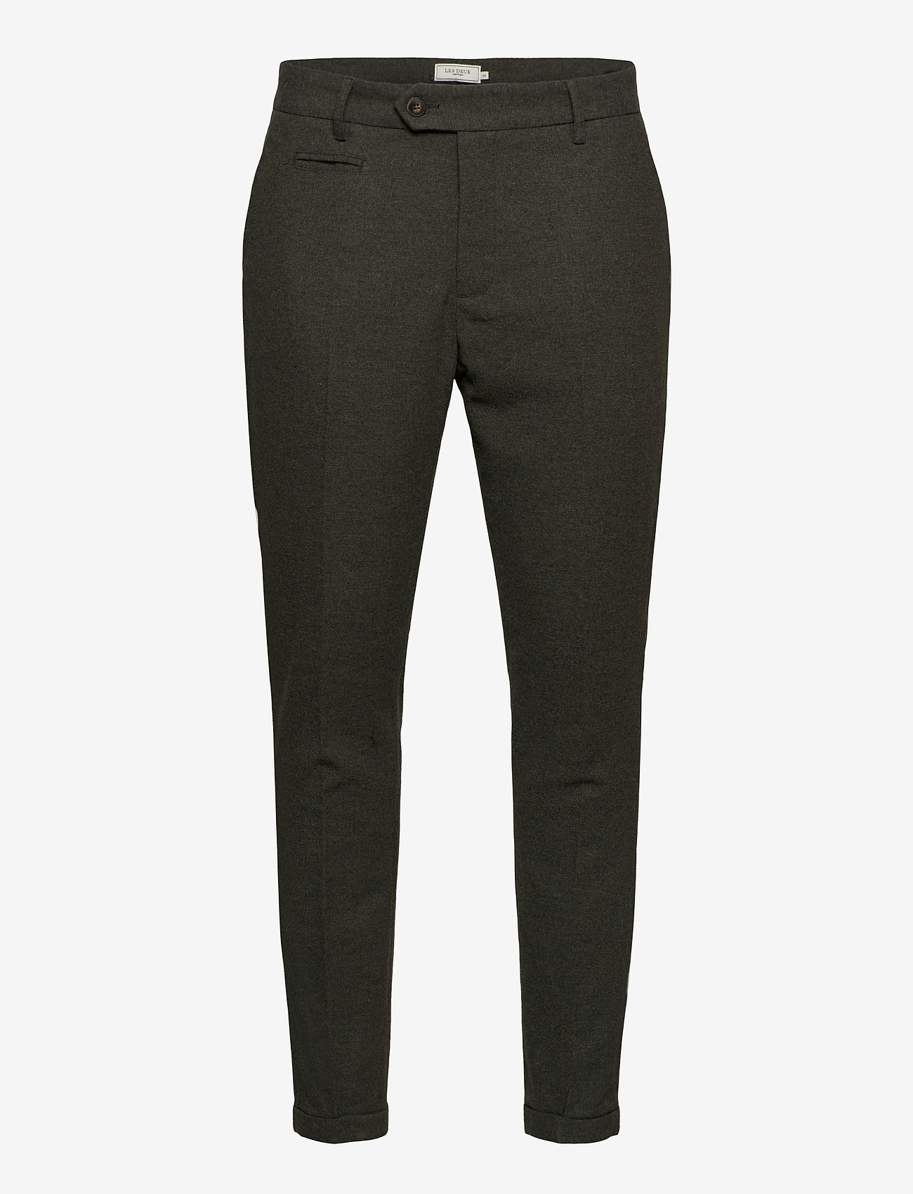 Les Deux - Como Wool Suit Pants - deep forrest - 0