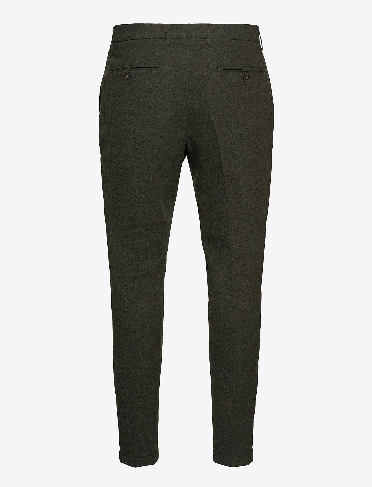 Les Deux - Como Wool Suit Pants - deep forrest - 1