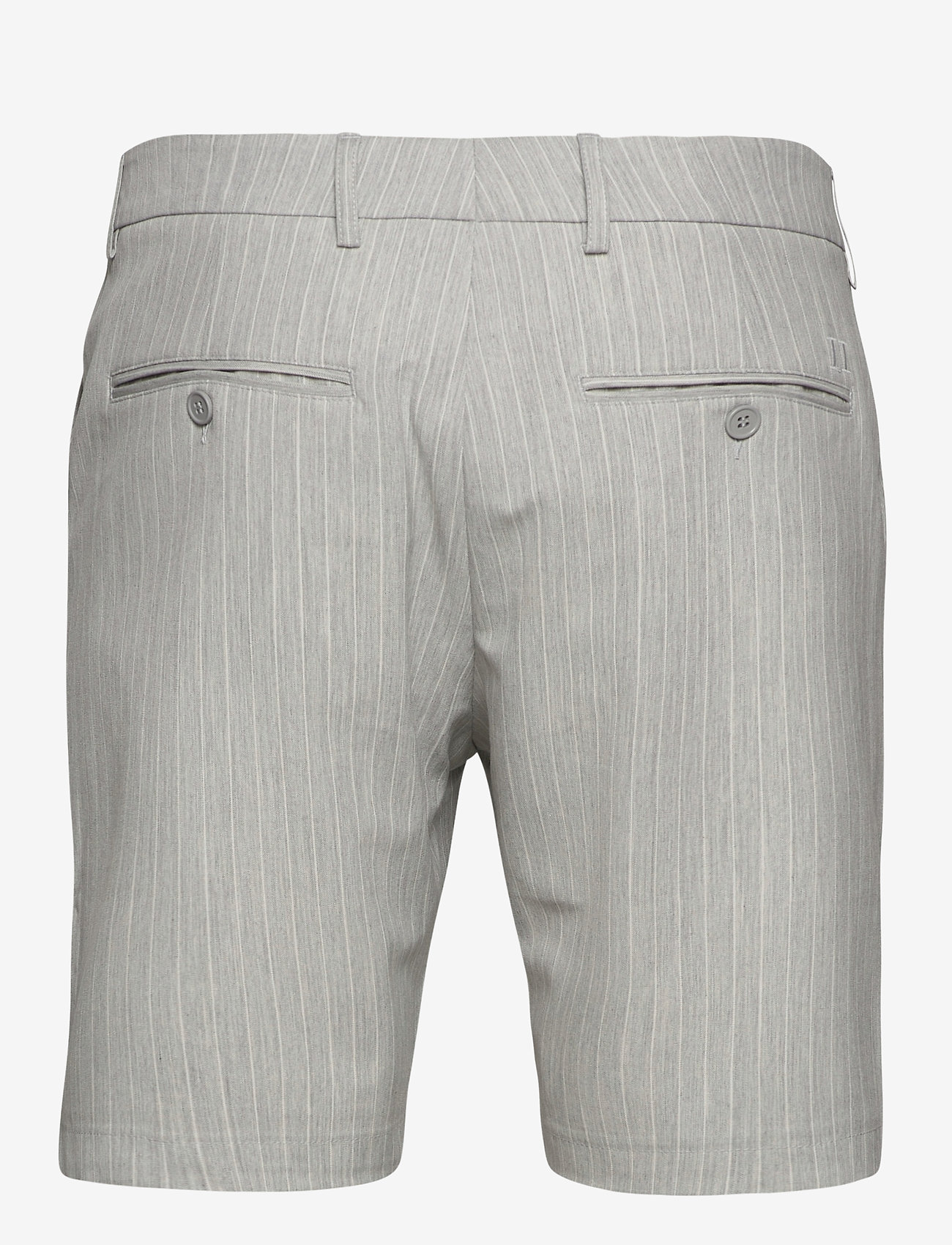Les Deux - Como LIGHT Pinstripe Shorts - grey melange/off white - 1