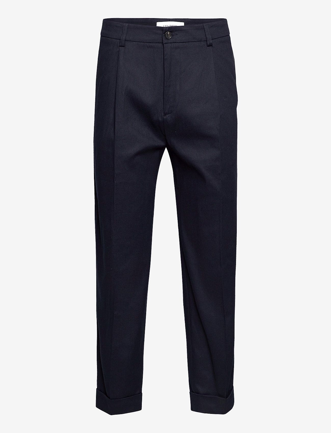 Les Deux - Preston Dobby Pants - dark navy - 0